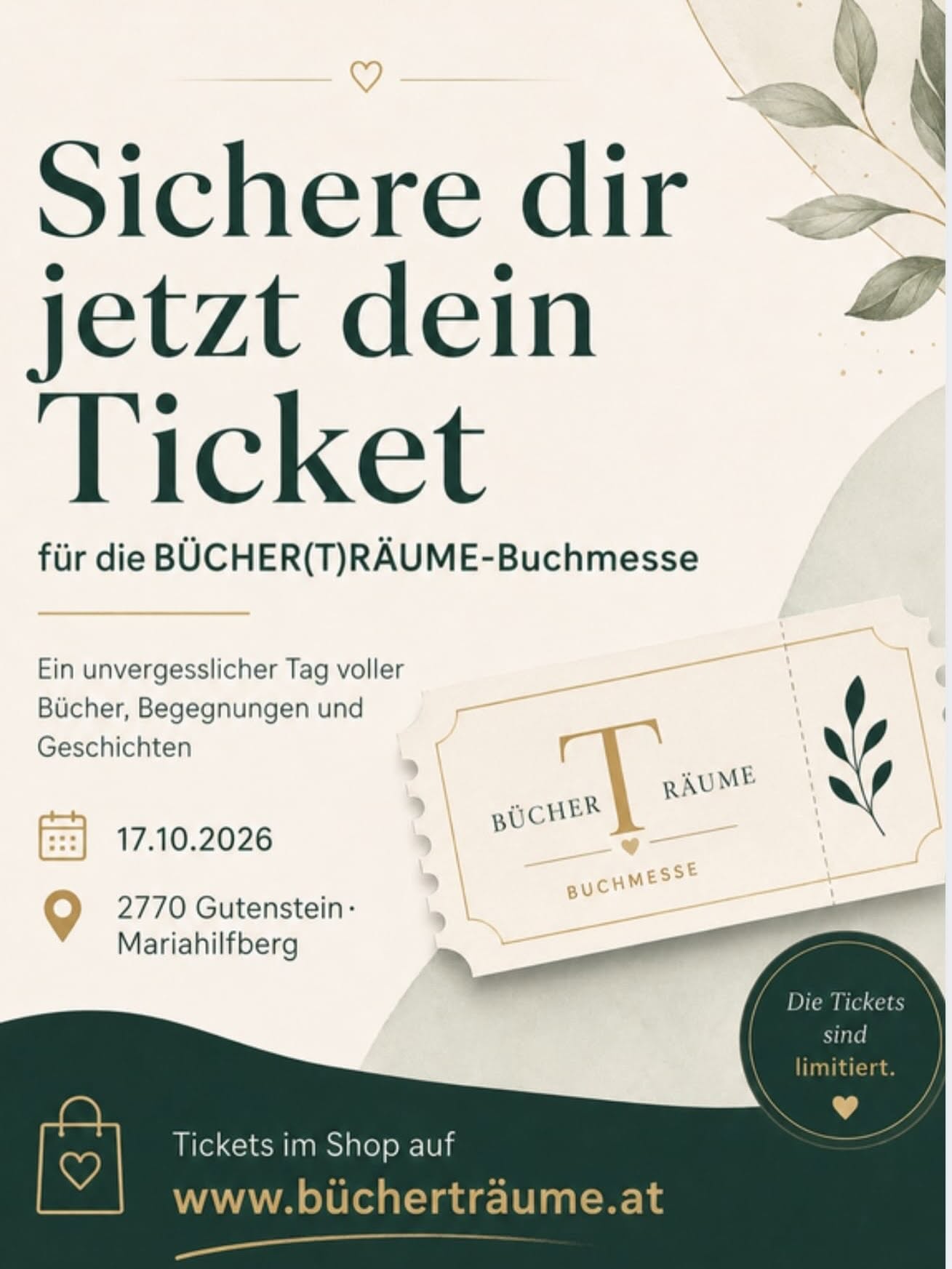 Sichere dir jetzt dein Ticket